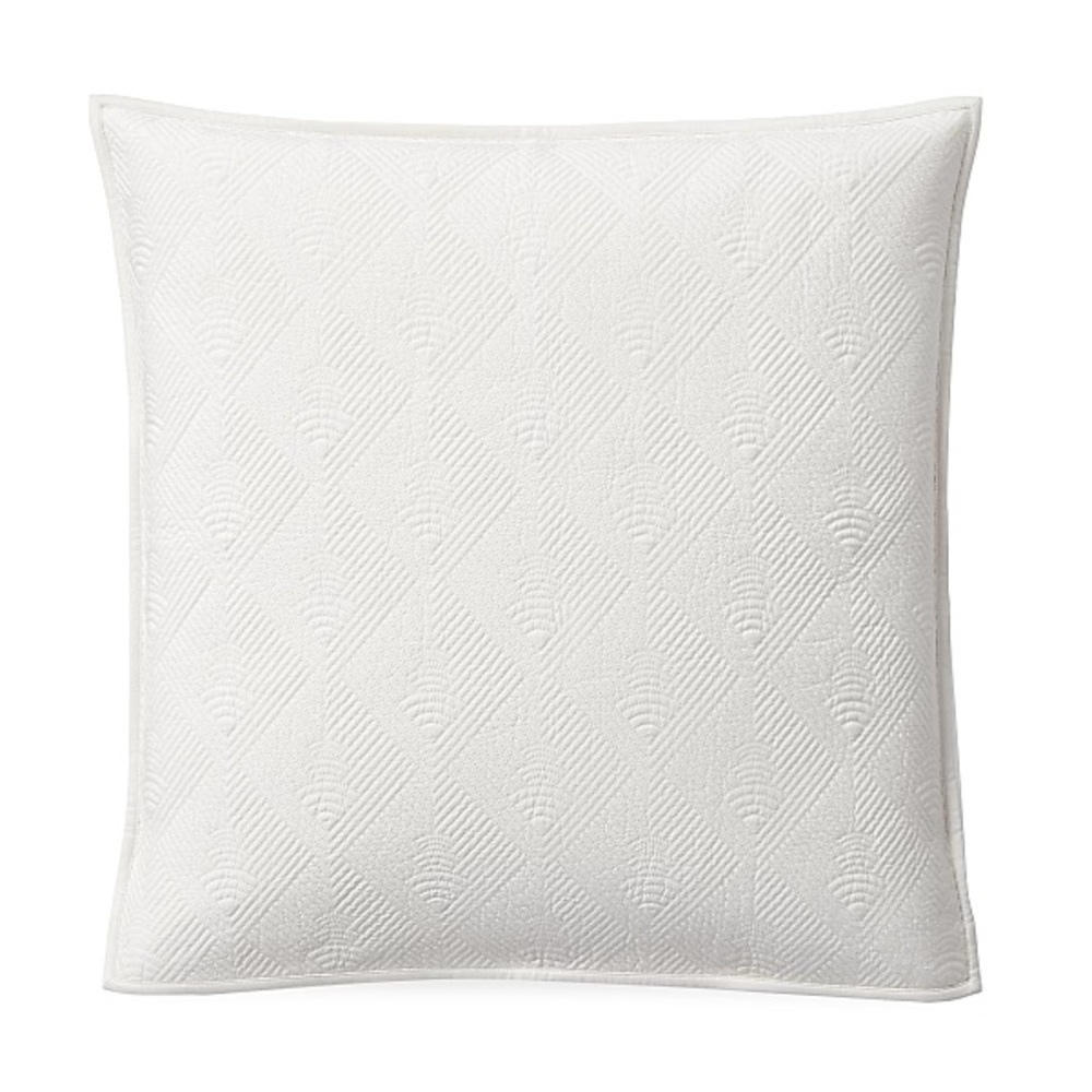 Ralph Lauren NWT Park Row Elysia Euro Sham Chic‎ Cream